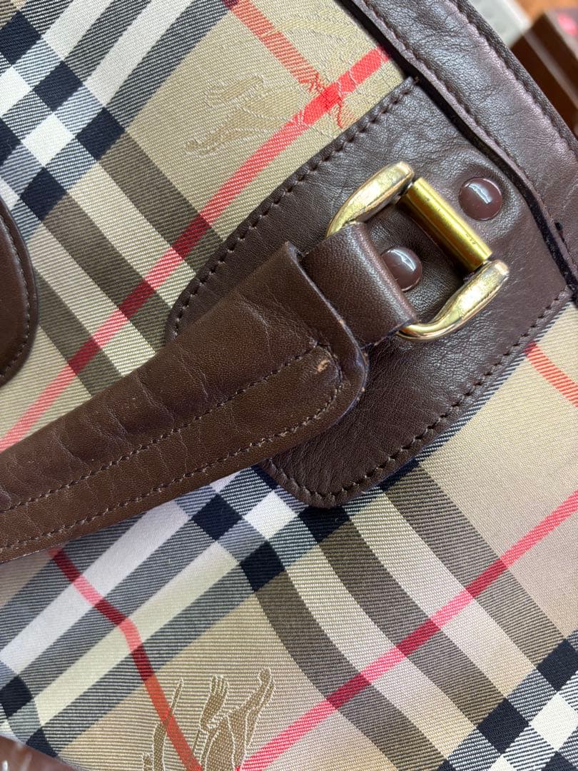 Burberrys ボストンバッグ チェック柄
