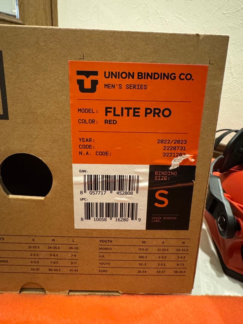 専用】UNION FLITE/PRO RED ビンディング