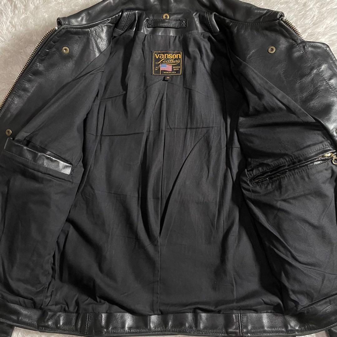 バンソン レザージャケット ライダースジャケット エンフィールド