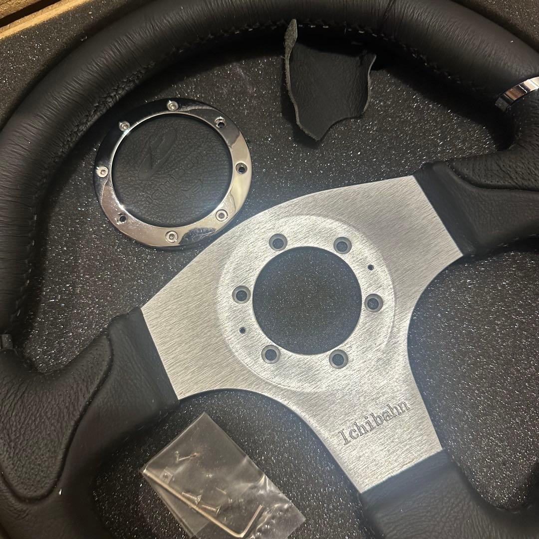 希少　当時物　新品　ichibahn ステアリング　イチバン　スポコン　usdm