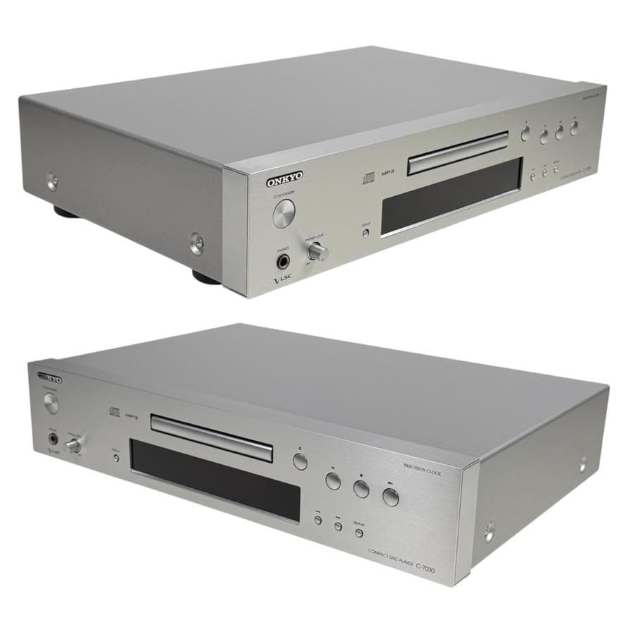 優良中古品・元箱付属・動作確認済 ONKYO CDプレーヤー C-7030(S)