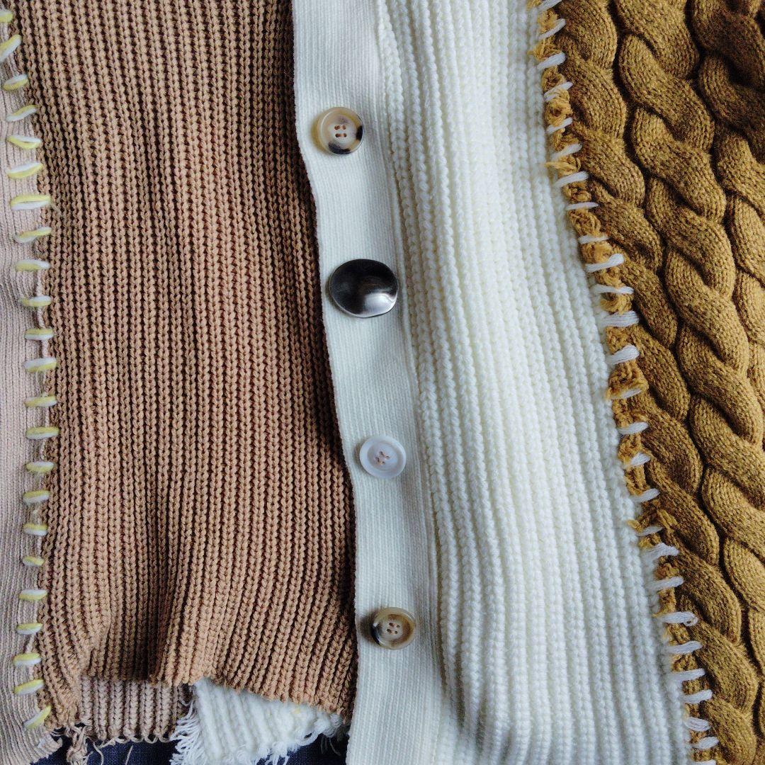 リメイク風カーディガン、デニムストール等おまとめで。チャエマです。