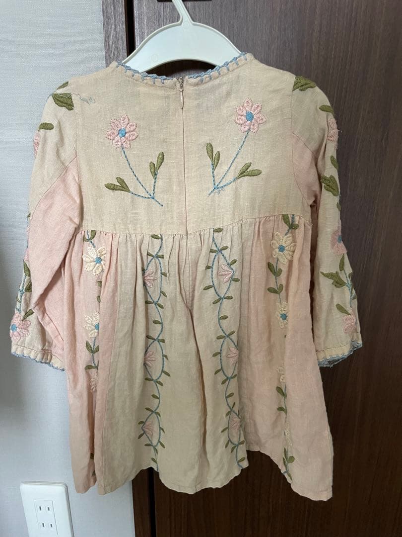 Apolina 刺繍入りワンピース 2-3Y