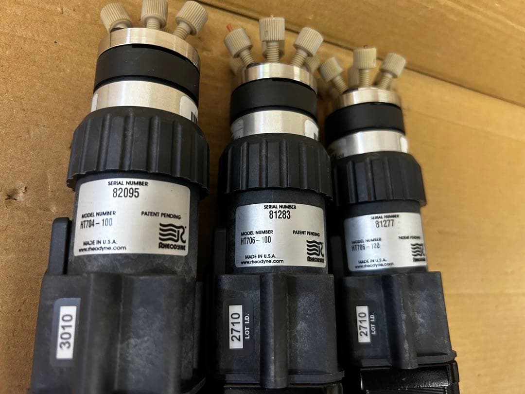 Rheodyne 6/7 HT706-100 ウォーターズ(3点セット)