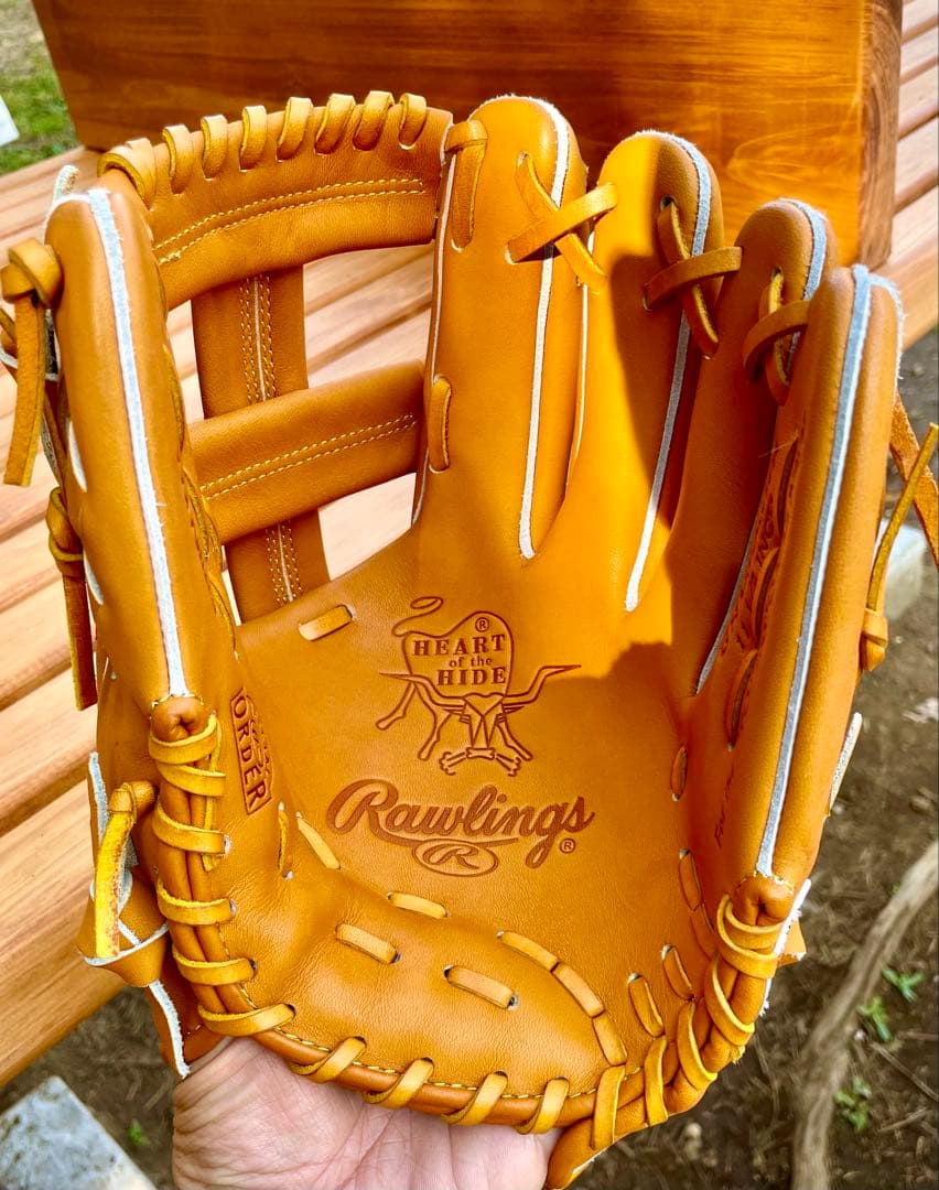 rawlings tt2 イニシャル刺繍あり、オーダー硬式未使用品