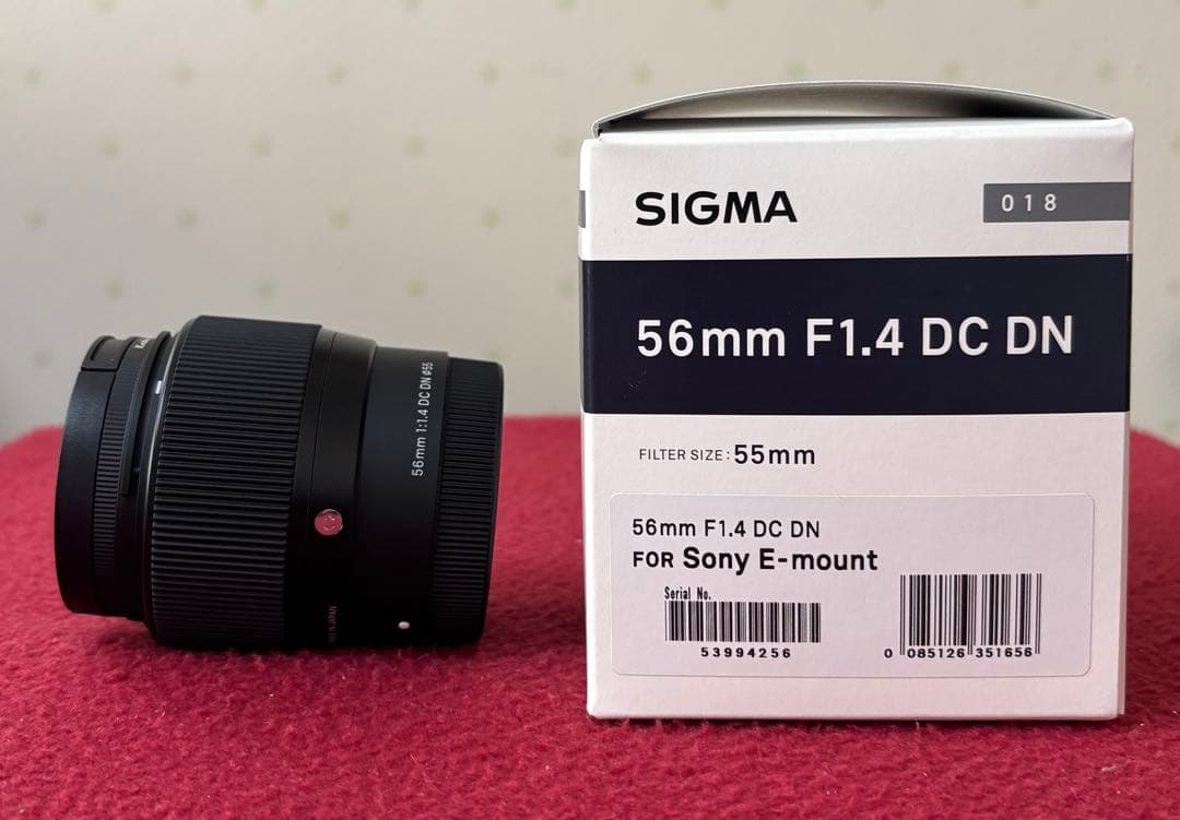 新品級 シグマSIGMA Sony Eマウント 56mm F1.4