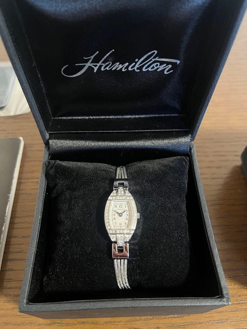Hamilton アナログ腕時計 ダイヤモンド装飾