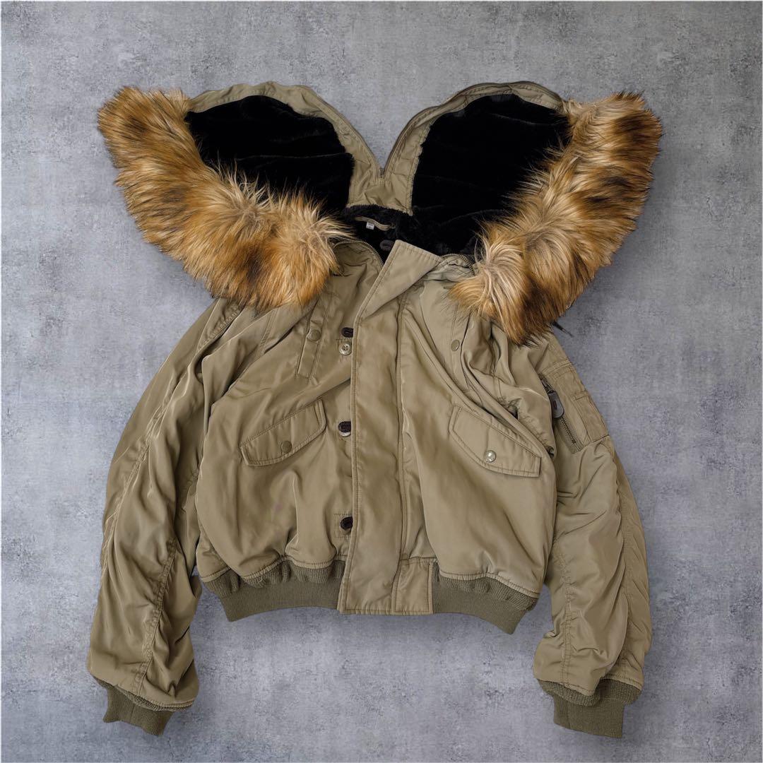 archive y2k moussy N-2B フライトジャケット 短丈 2