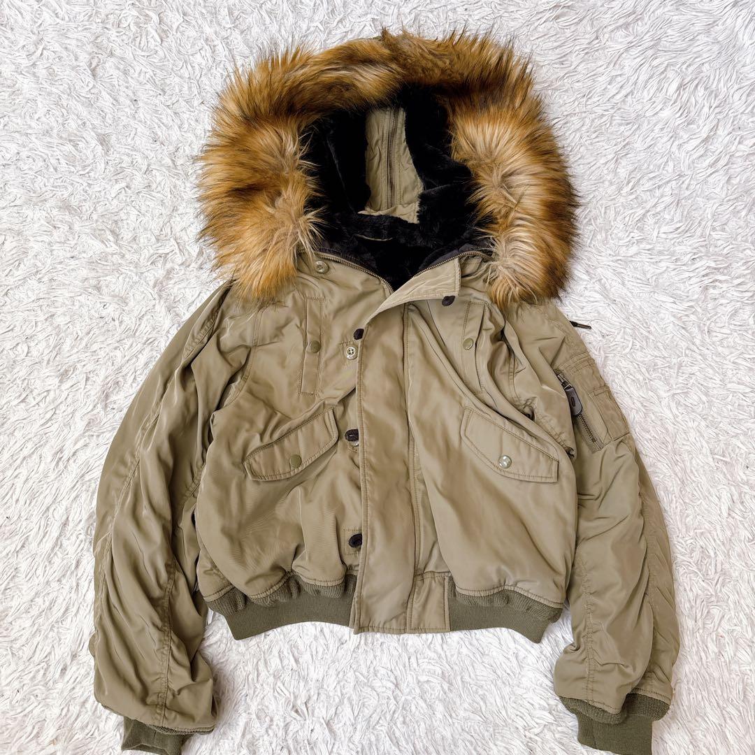 archive y2k moussy N-2B フライトジャケット 短丈 2