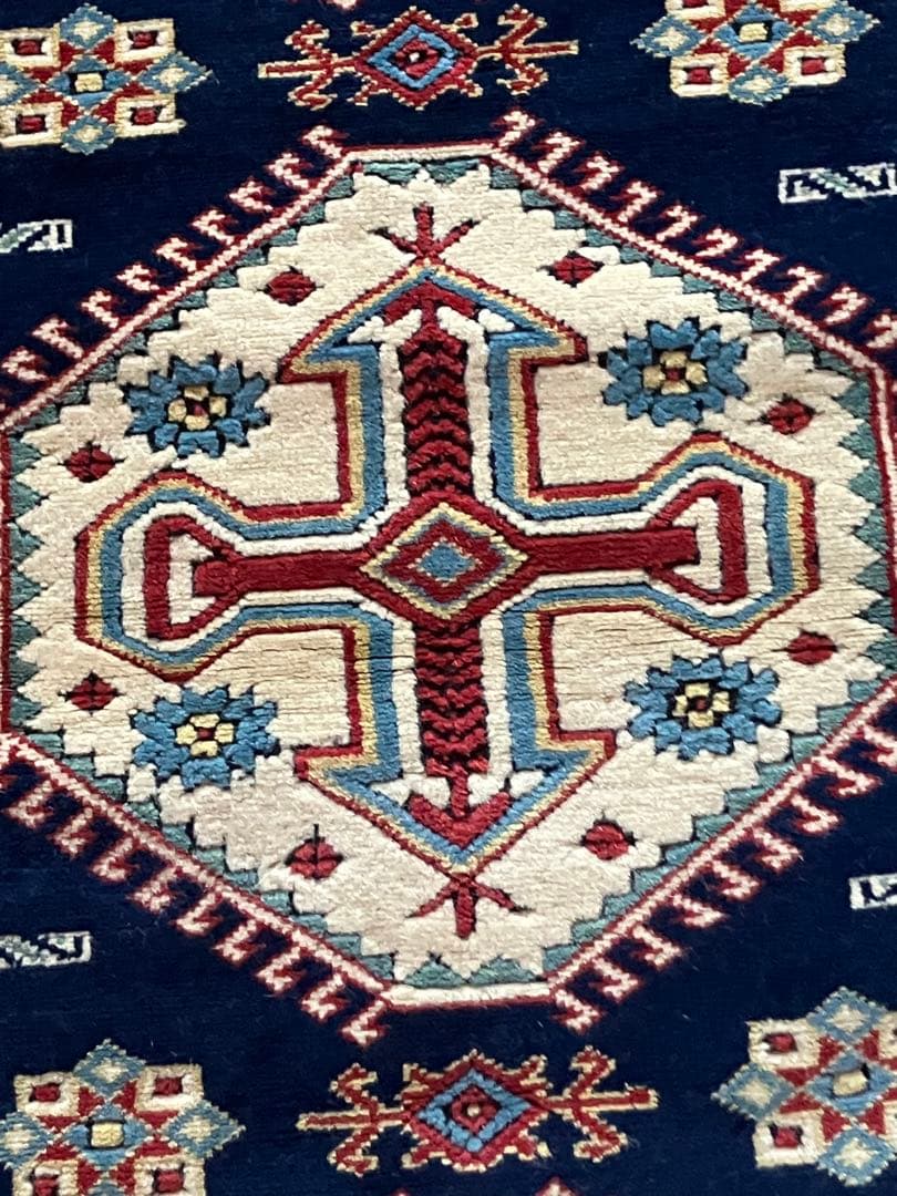 【リボン】トルコ　ヴィンテージ　カイセリキリム　ラグ