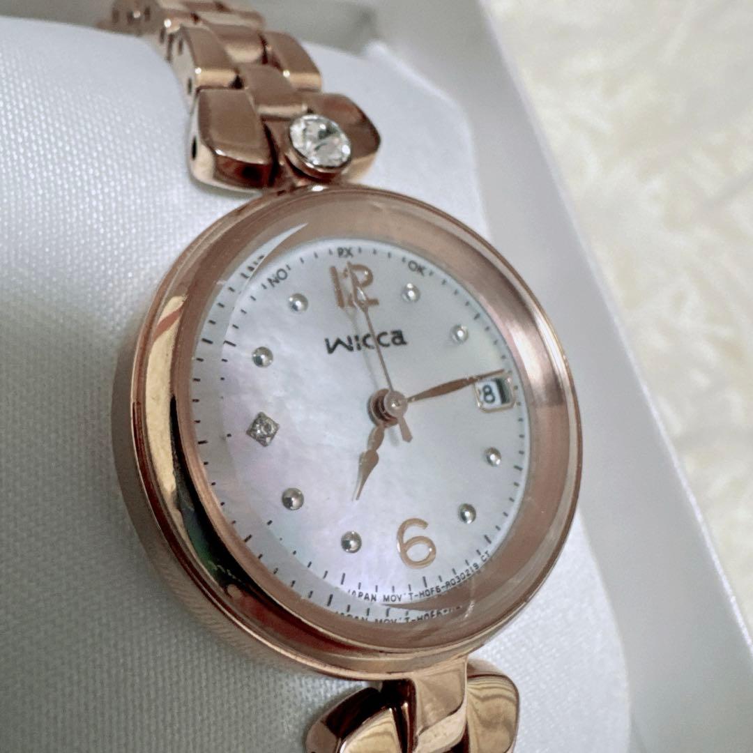 シチズン ウィッカ ティアラスターコレクション 電波ソーラー ピンクゴールド