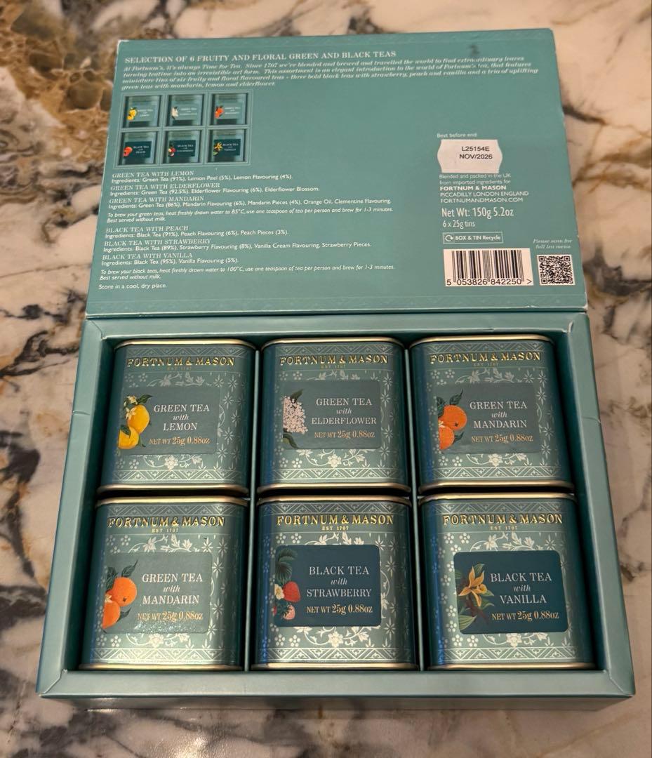 5 ミニ センティッド ティー（Six Mini Scented Teas）紅茶