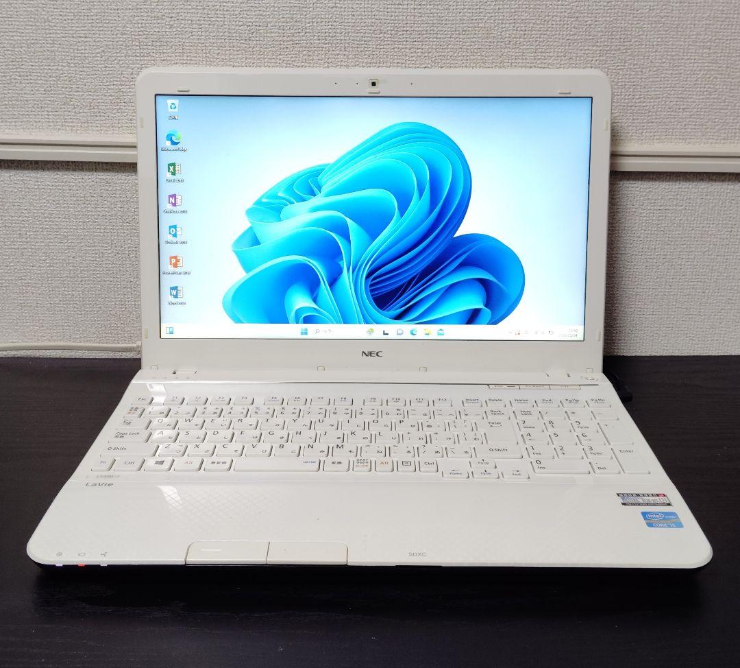 ■オフィス付き■SSD搭載■NEC LAVIE Win11 i5 ノートPC