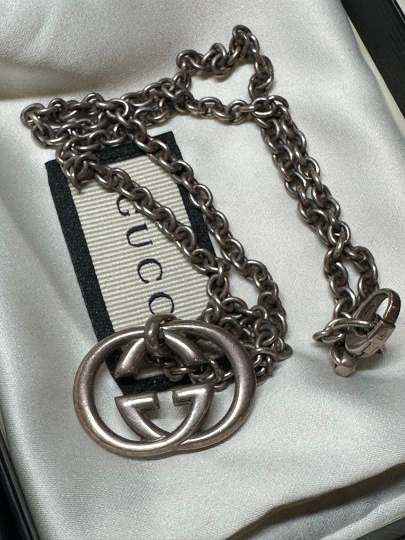 GUCCI メタルチェーンネックレス