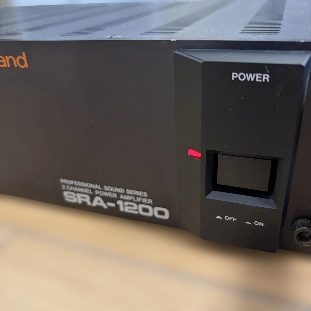 【希少】Roland SRA-1200 パワーアンプローランドテック