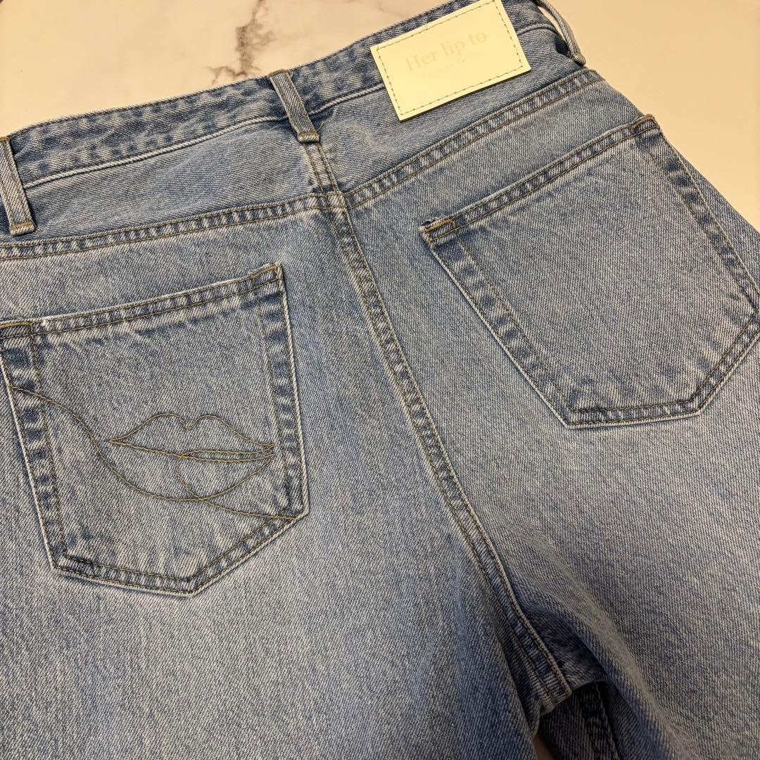 ハーリップトゥ Tokyo High Rise Jeans ライトブルー 24