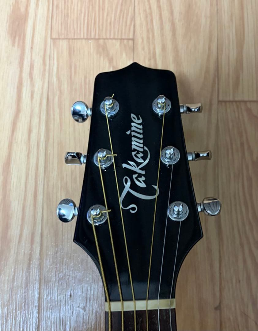 【お買得】タカミネ　アコースティックギター ブラック　PT-106