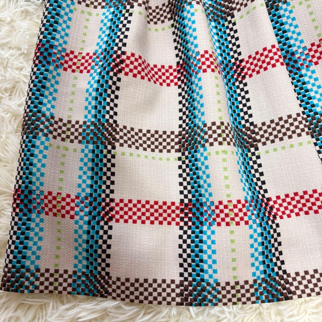 【美品】リボンベルト　2021年　エムズグレイシー　ワンピース　ウール　ニット