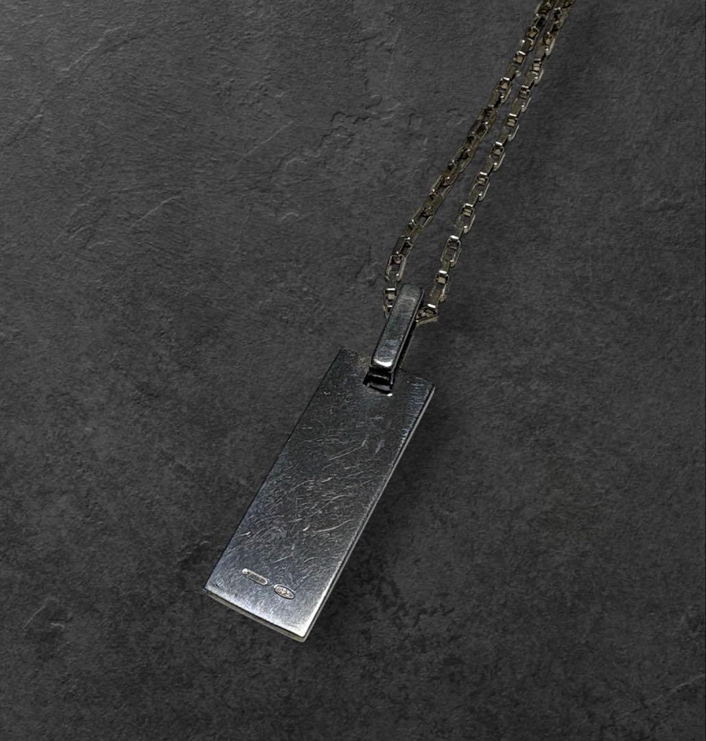 GUCCI グッチ シルバー 925 プレート Gロゴ ネックレス 美品！