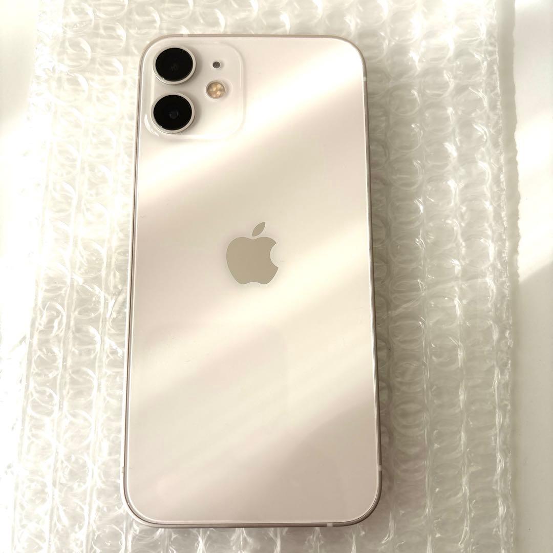 【31日迄値下げ】iPhone 12 mini ホワイト128GB保護フィルム付