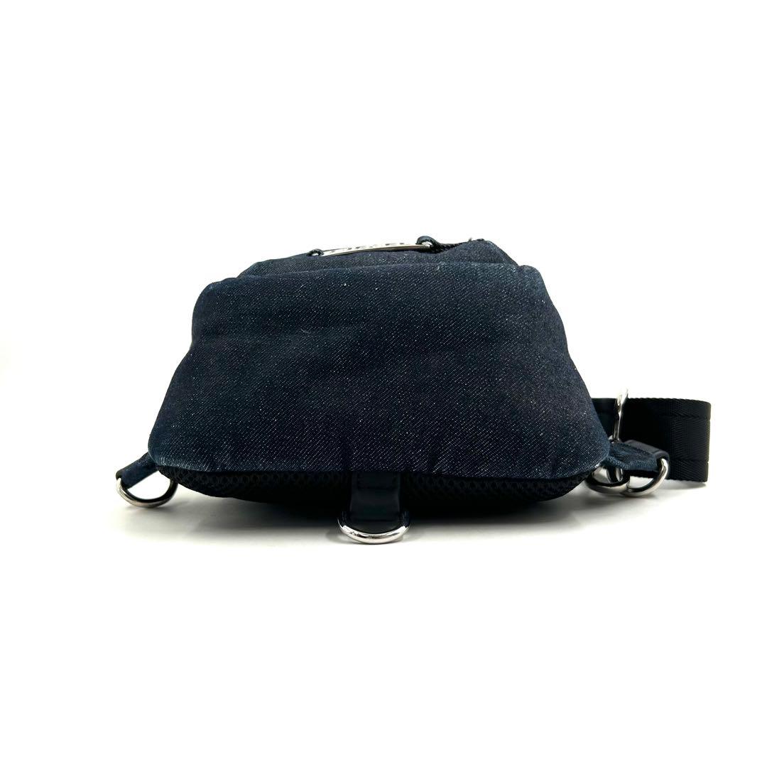 極美品 ディーゼル 646 ボディバッグ デニム スリングバッグ 斜め掛け