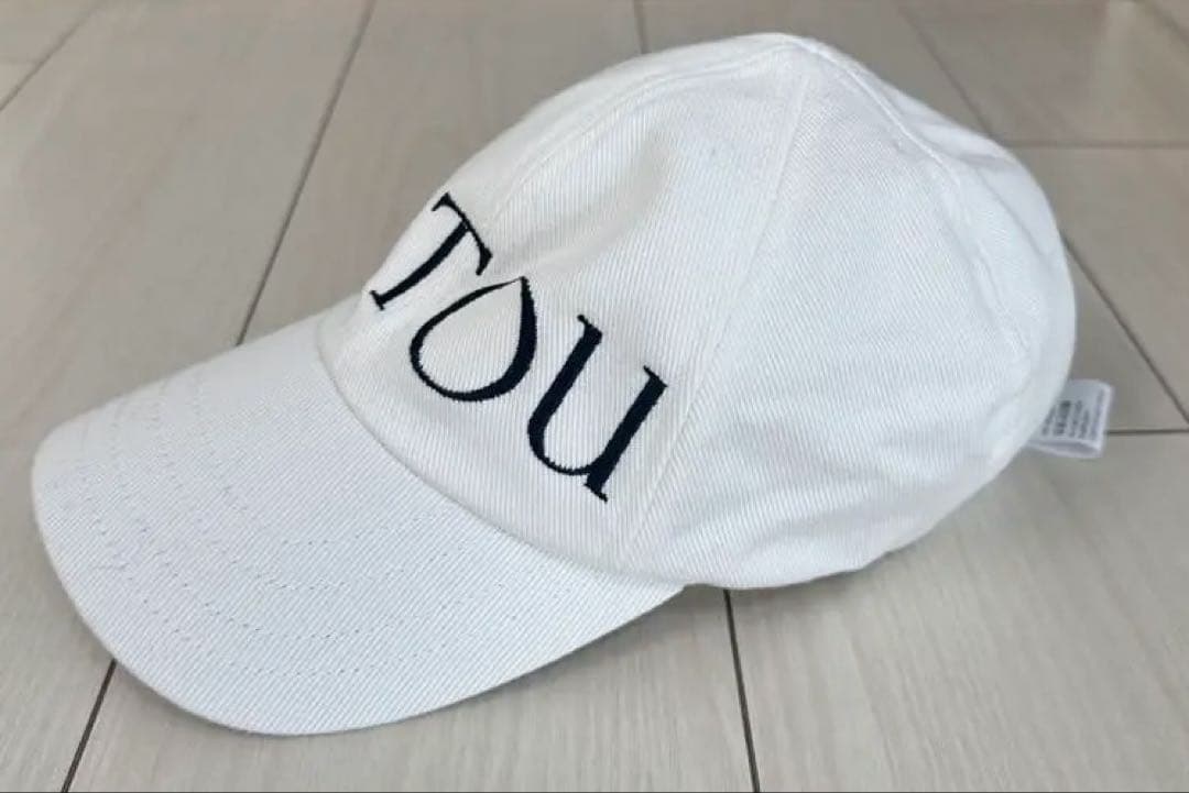 新品未使用 PATOU ロゴ キャップ ホワイト 白 レディース