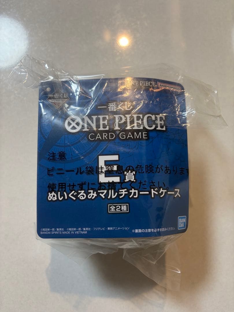 一番くじ　ワンピース　カードゲーム　ラストワン賞　プレイマット　E賞カードケース