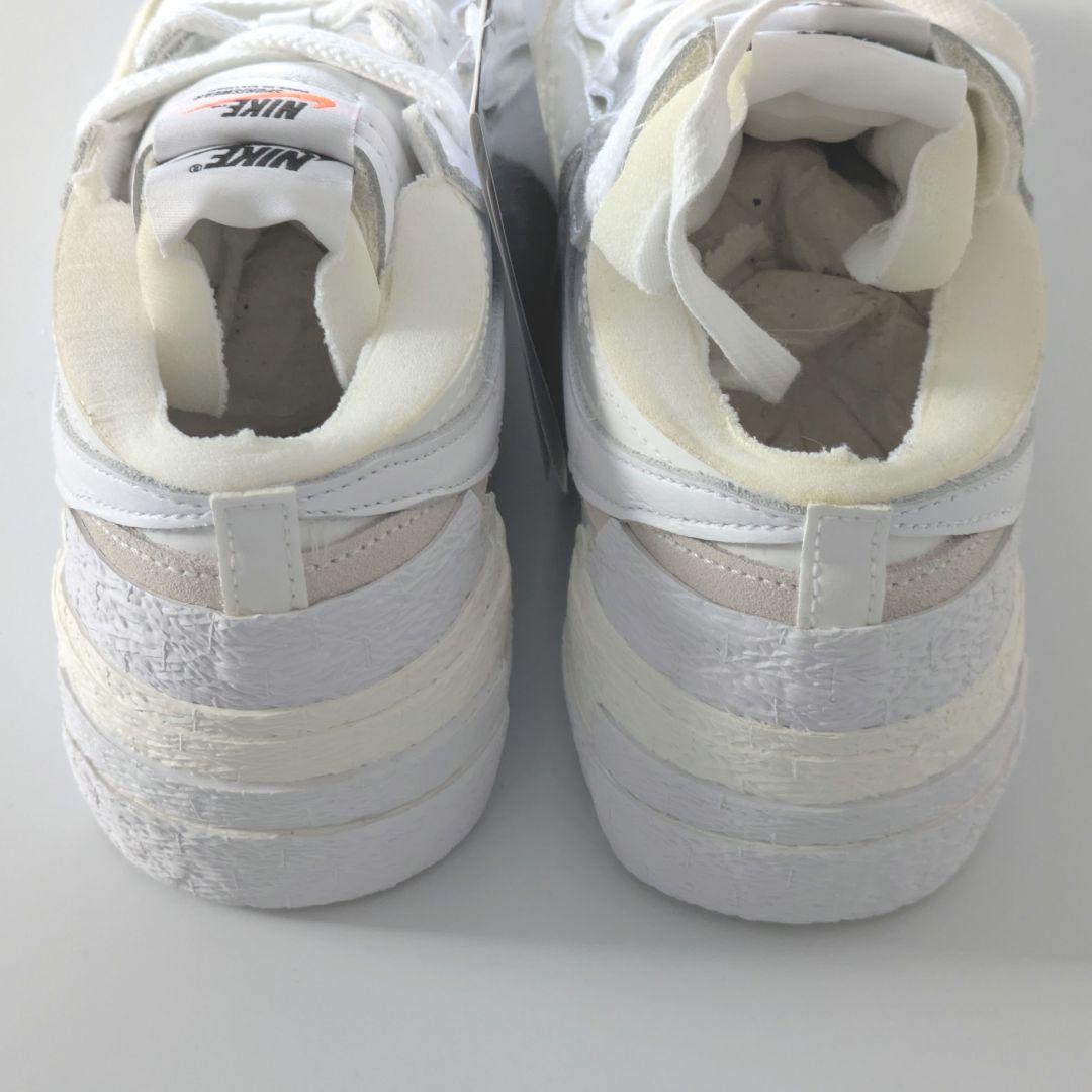 靴 NIKE BLAZER LOW / SACAI DM6443-100 25cm