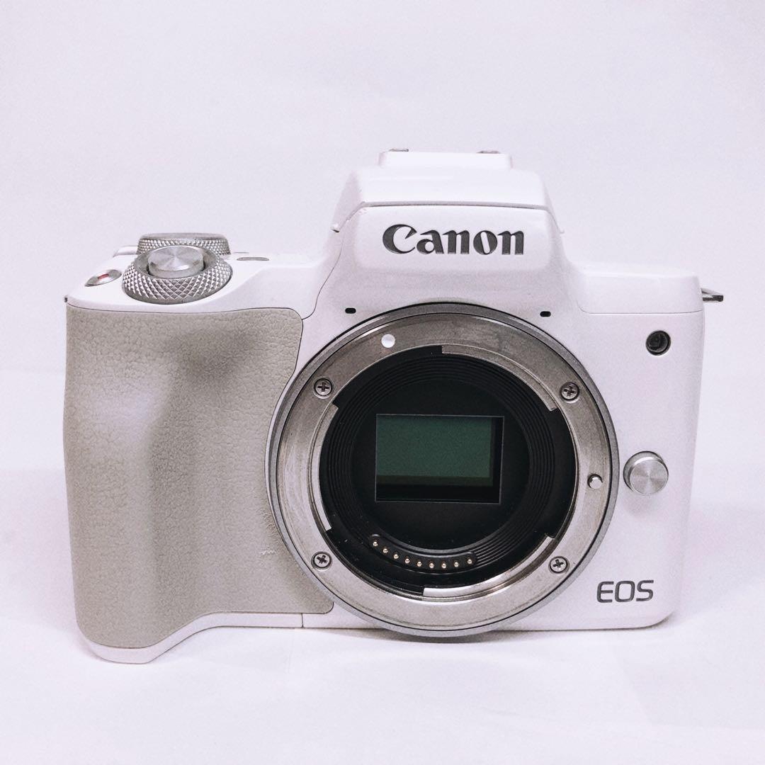 【美品】スマホ転送OK キャノン Canon Kiss M レンズセット