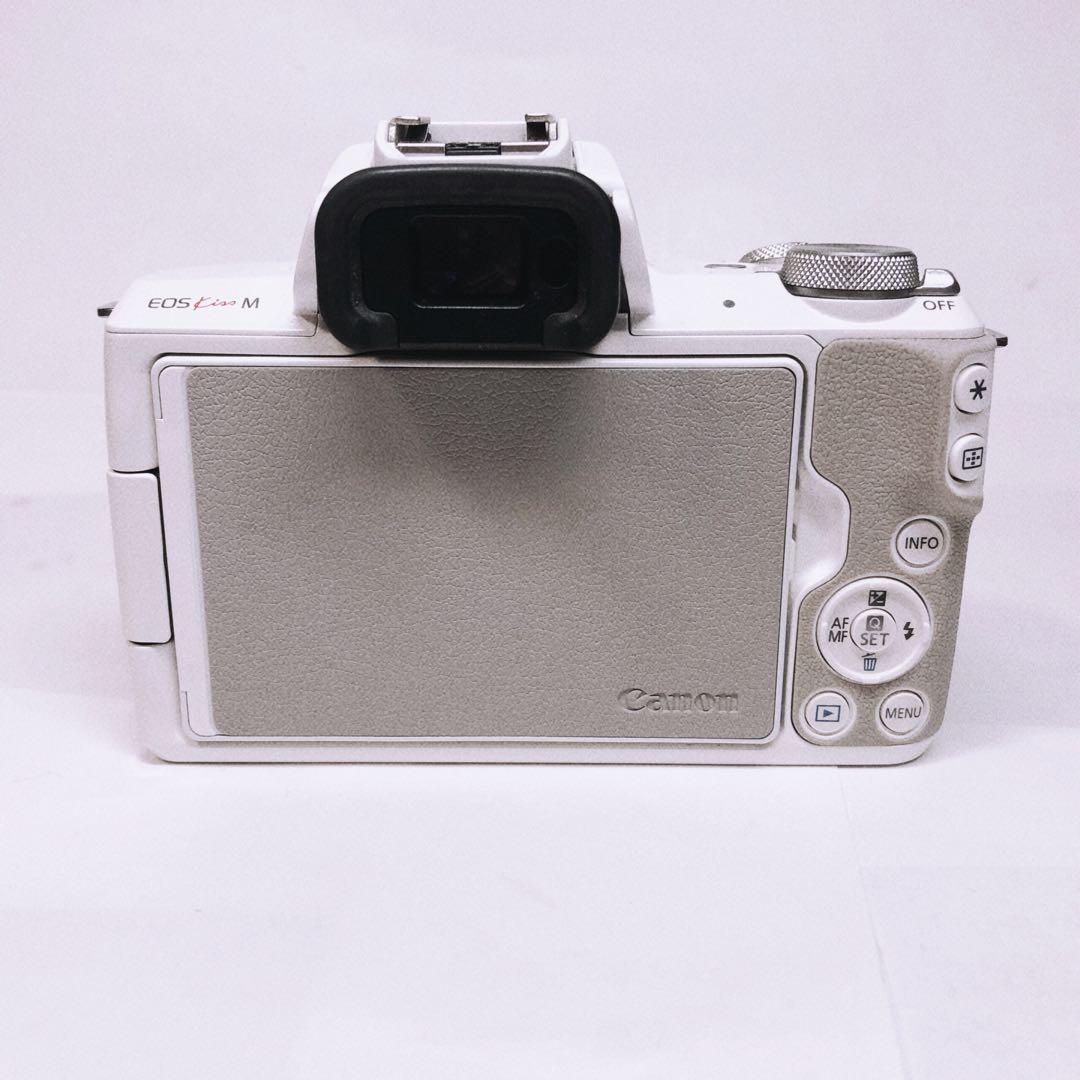 【美品】スマホ転送OK キャノン Canon Kiss M レンズセット