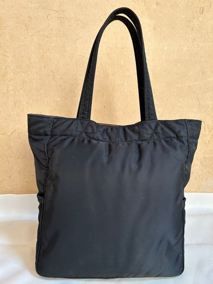 希少 ポーター トートバッグ ブラック ブラウン ナイロン