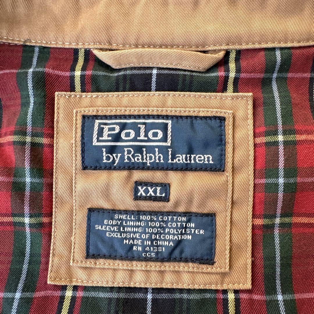 希少XXLサイズ☆ラルフローレン ドリズラージャケット ジップアップ ポニー刺繍