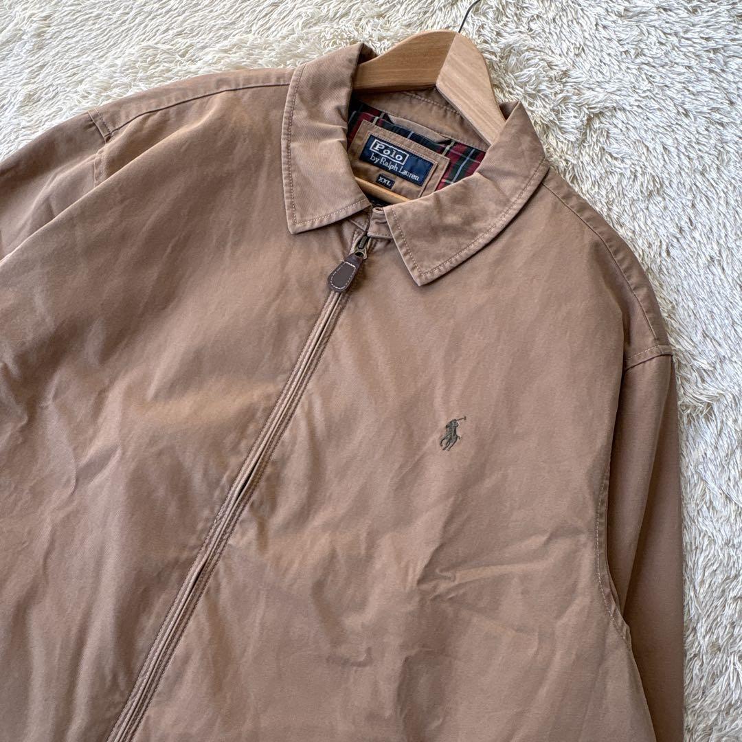 希少XXLサイズ☆ラルフローレン ドリズラージャケット ジップアップ ポニー刺繍