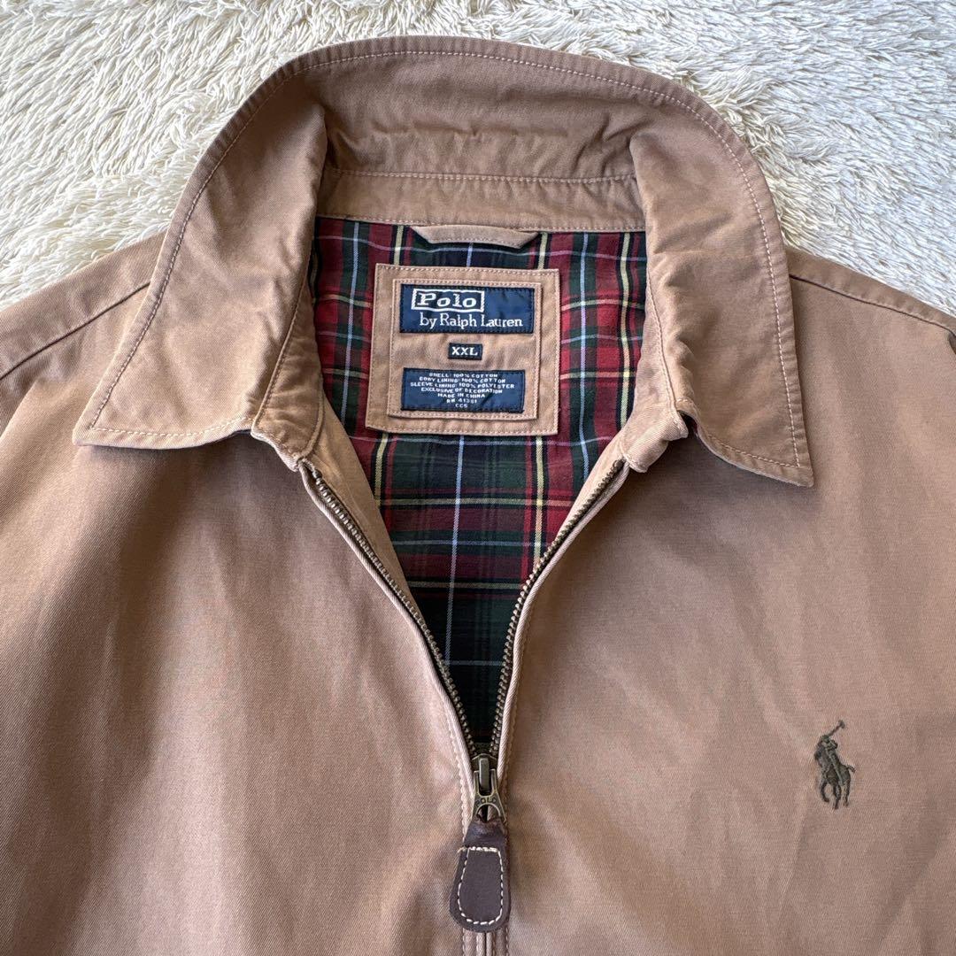 希少XXLサイズ☆ラルフローレン ドリズラージャケット ジップアップ ポニー刺繍