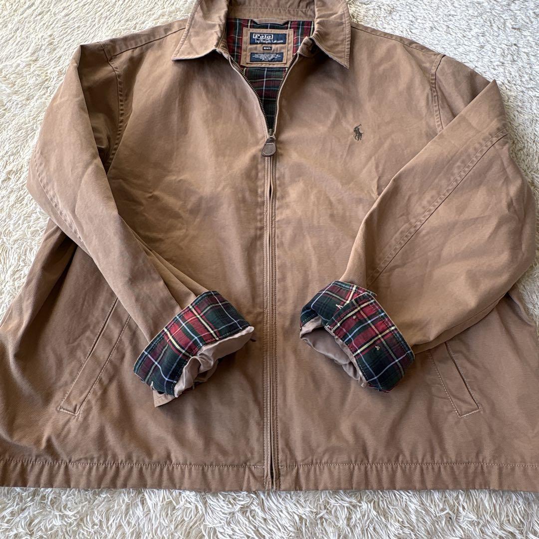 希少XXLサイズ☆ラルフローレン ドリズラージャケット ジップアップ ポニー刺繍