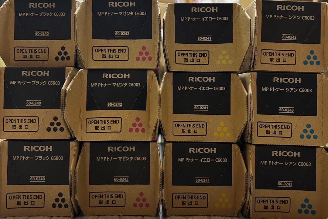RICOH MP Pトナー C6003 ‪‪✕‬12本