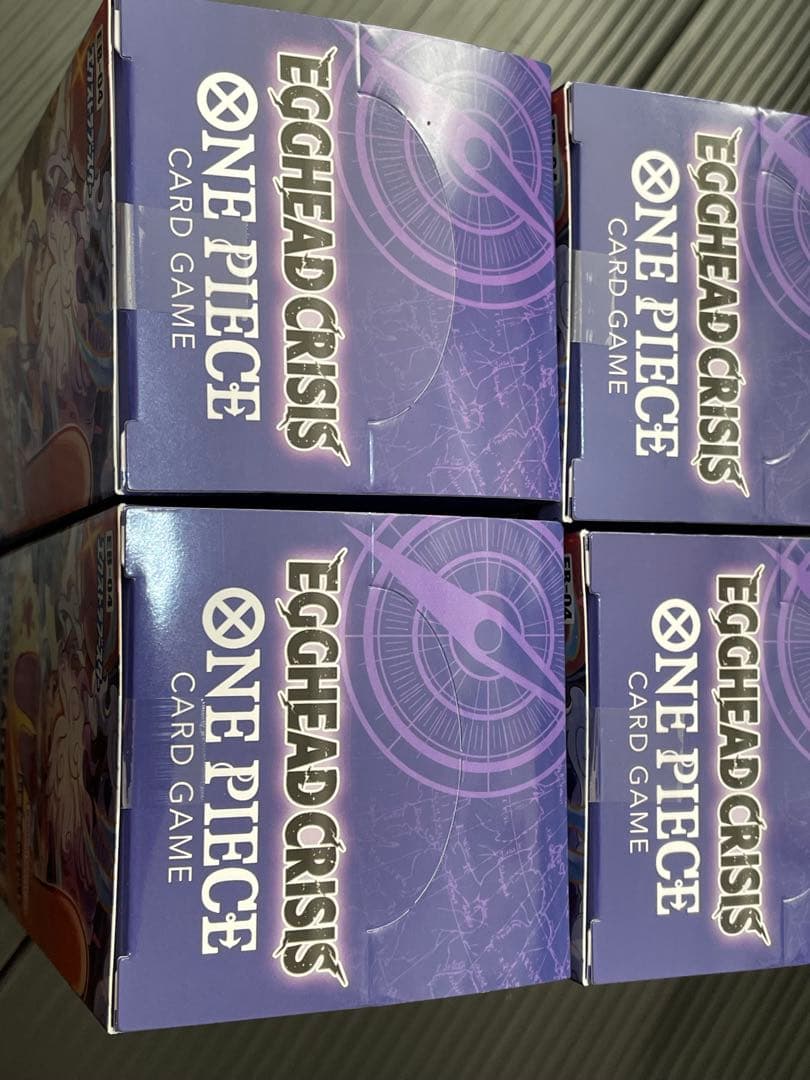 ワンピースカード　EGGHEAD CRISIS　新品未開封テープ付き　４箱