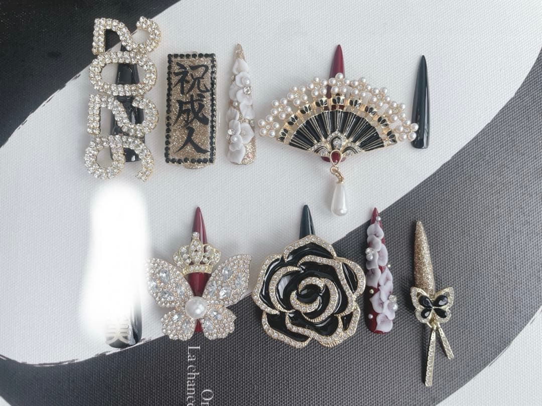 2026年個数限定即日発送可能ギャルネイルチップロングネイルチップロングポイント