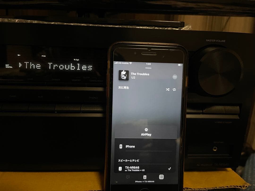 実動品ONKYO7.2chTX-NR646DolbyAtmos対応新品リモコン付