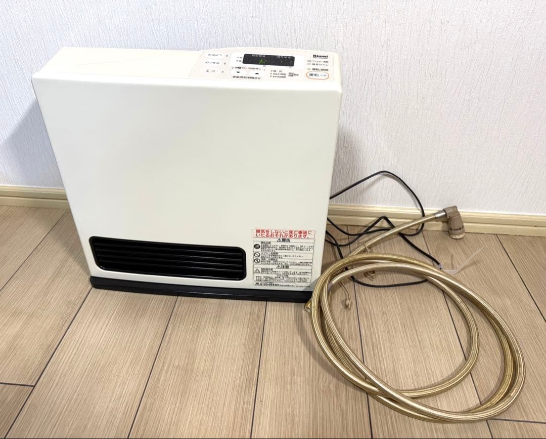 美品 Rinnai ガスファンヒーター RC-M2402E ホース付き