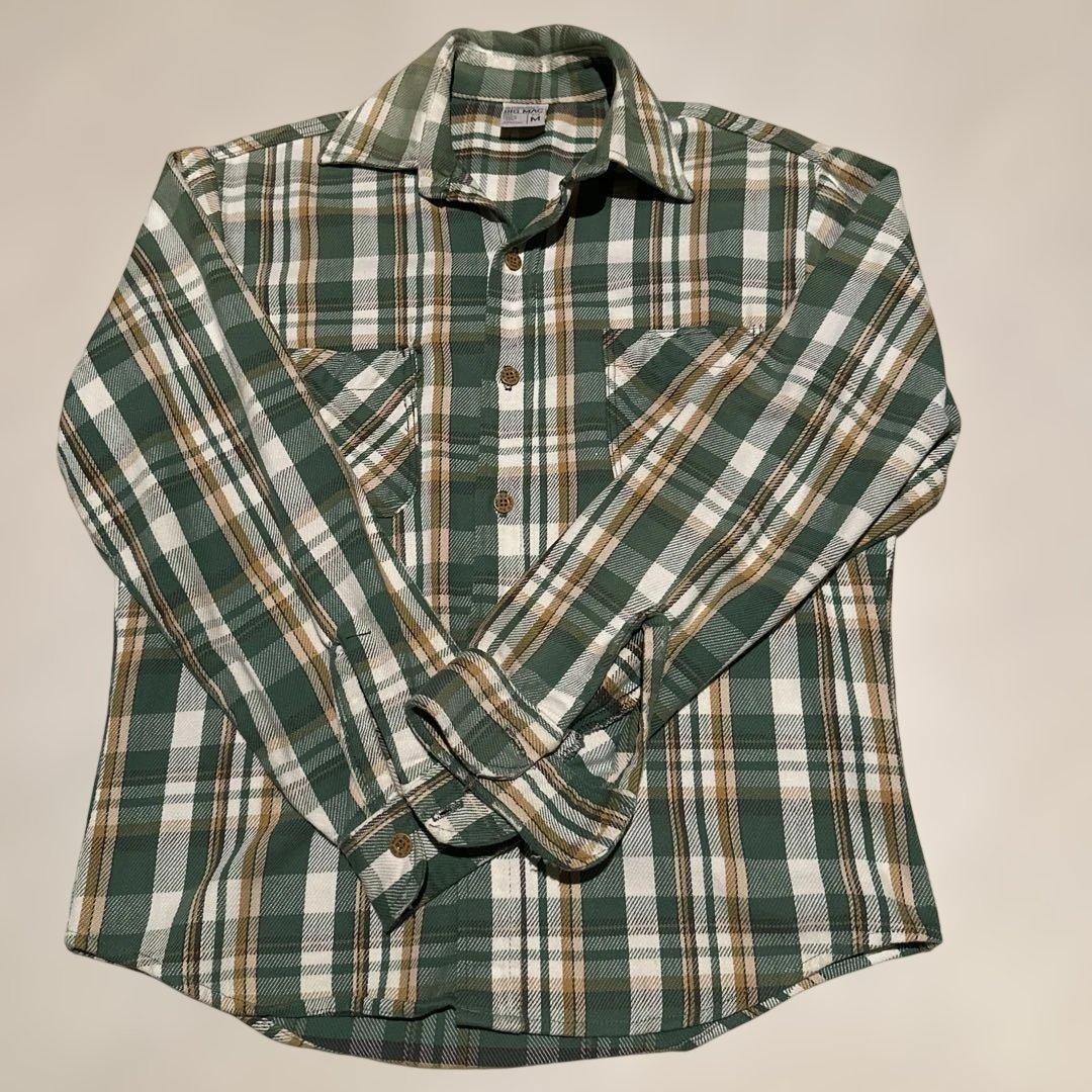 70s USA製 BIGMAC ビッグマック フランネルシャツ