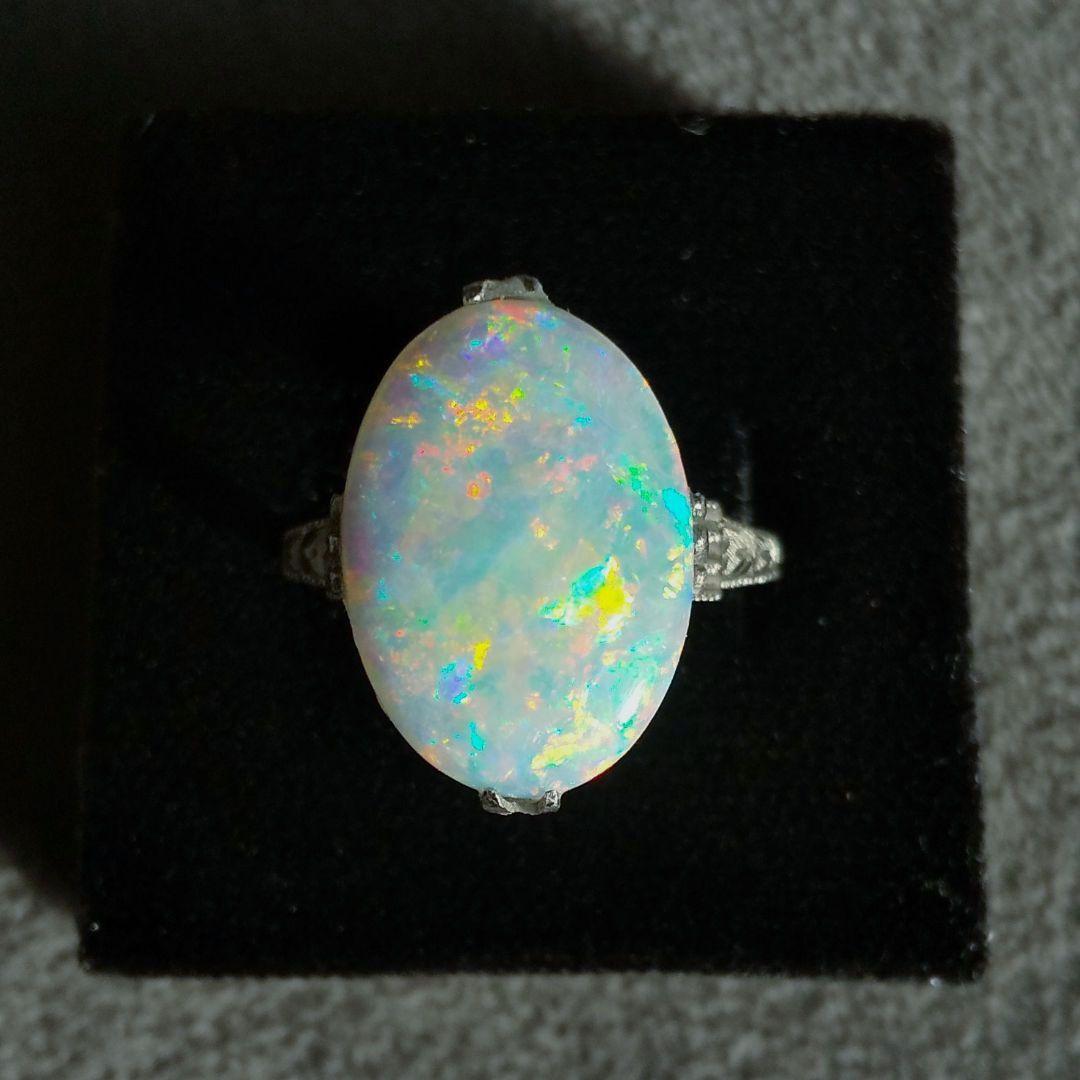 特大☆ホワイトオパール☆約14号