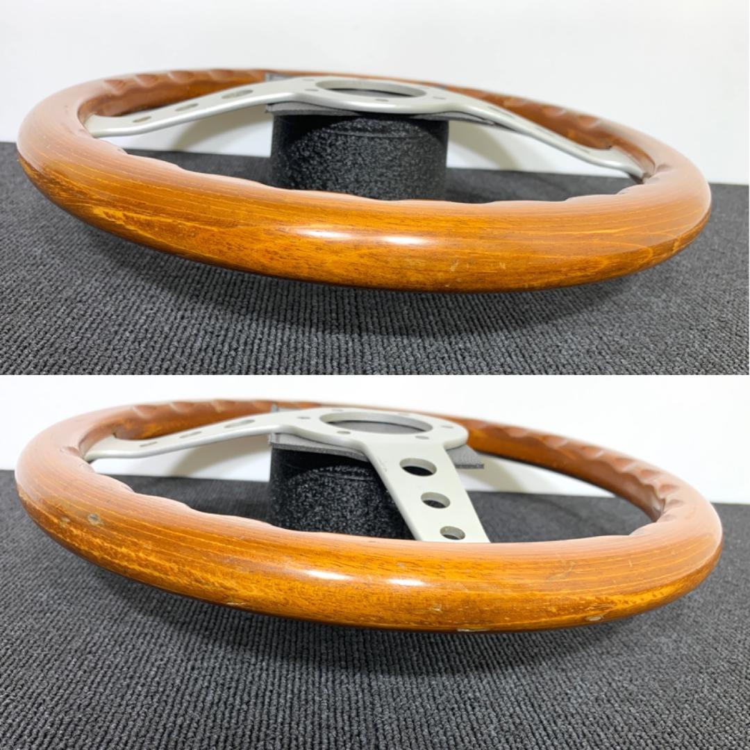 送料無料・即日発送 モモ インディ ウッド ステアリング 32Φ 当時物 レトロ