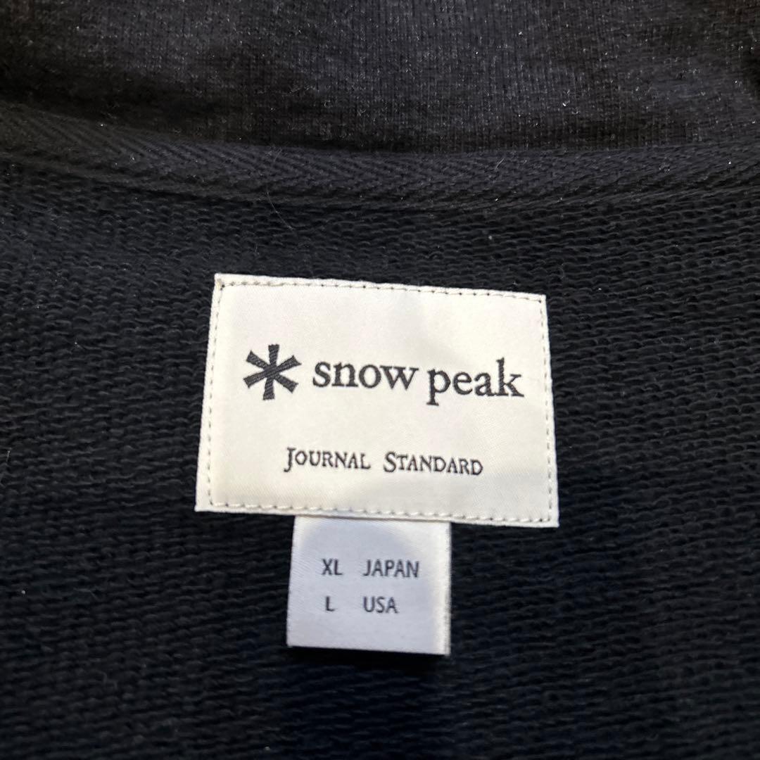 スノーピーク 別注 リサイクルコットン ハーフジップスウェット