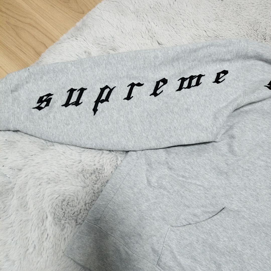 ナッパ SUPREME グレー パーカー