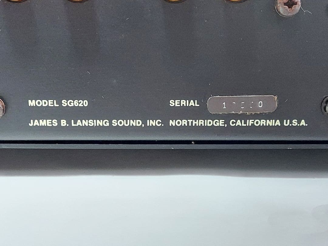 アンプ JBL Model SG620