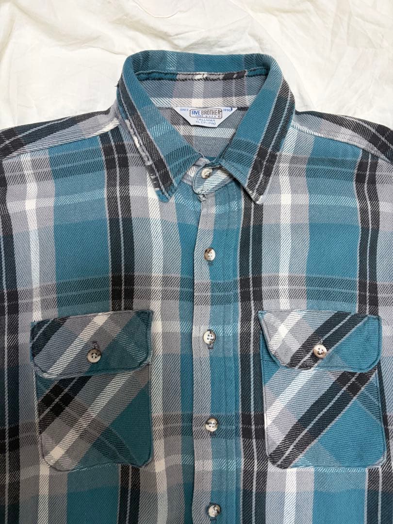80s five brother 好配色 ターコイズ vintage