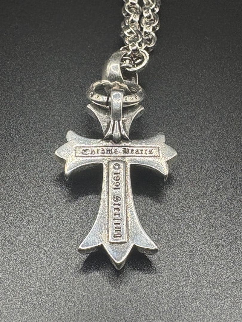 【残り2点‼️】s925シルバークロスネックレス