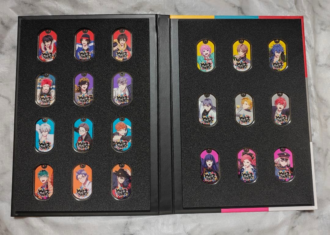 ヒプマイ ドッグタグ風アクリルチャームコンプリートセット