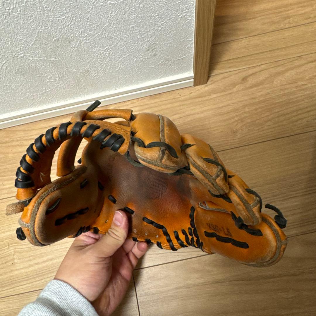 日曜までの最終値下げ　硬式グローブ KSG-L5 オレンジ